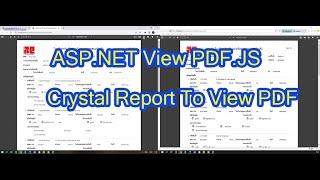 ASP.NET Crystal Reopt to view PDF via pdf.js all Support Browser