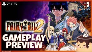 FAIRY TAIL 2 Nintendo Switch STORY GAMEPLAY WALKTHROUGH PREVIEW #2 - PS5 Gameplay #2