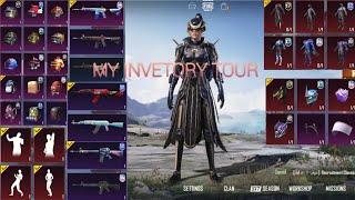 NOOR GAMING YT PUBG INVENTORY TOUR PLZ LIKE kea karo️️