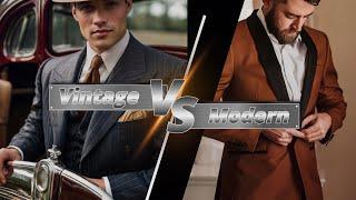 Vintage vs Modern Suits : Which Style is Right for You? | FASHION GUIDE