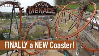 Iron Menace Review | New for 2024 B&M Dive Coaster at Dorney Park