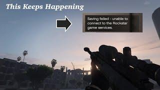 "Saving Failed" Unable To Connect To Session |Keeps Happening In GTA Online..