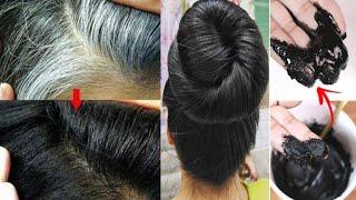 How to make natural hair dye at home | dark brown hair dye | White Balo Ko Black Karne Ka Tarika