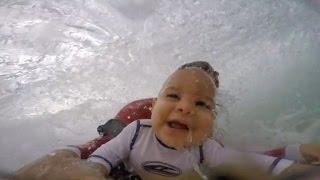 Dad Defends Taking Nine-Month-Old Surfing