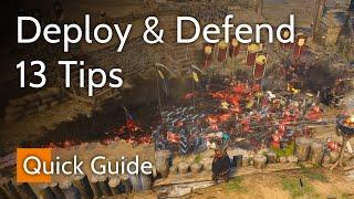 Deploy and Defend - How to win without problems - Conqueror's Blade