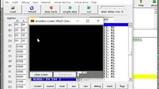 Drawing with Emu8086 - x86-16 -  Part 1