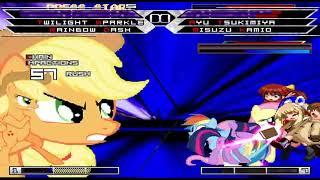 KOF MUGEN 4V4 TAG My Little Pony Team VS KEY Of Tactics Team (Rematch)