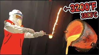 Throwing Smelted Iron to Become Fire Mario【Explosion!!!】