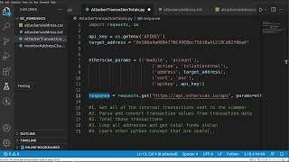 Blockchain Forensics R&D with Python - Track Attacker Transactions with Etherscan API Line By Line