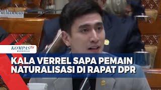 Kala Verrel Bramasta Sapa Estella Raquel dan Noa Johanna saat Rapat Komisi X DPR dengan Menpora Dito