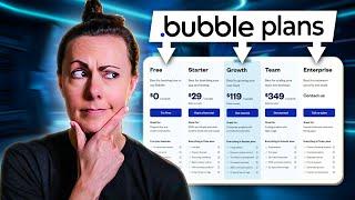 Bubble Pricing Plan Breakdown