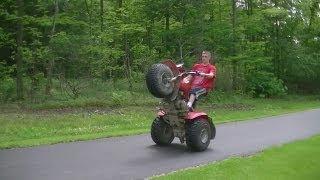 Honda 200 Shifting Wheelies