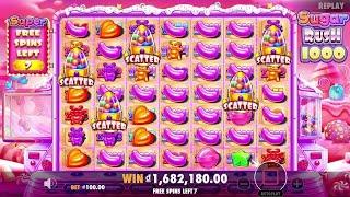 СЛОВИЛА ЗАНОС НА ЛЯМ В SUGAR RUSH 1000!!! КУПИЛА ALL IN БОНУС ЗА 700.000! ПОЛЯНА 1024Х