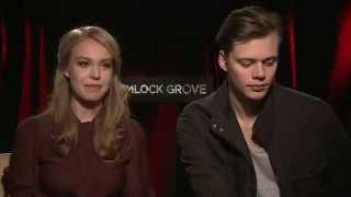 Hemlock Grove interview with Bill Skarsgård and Penelope Mitchell