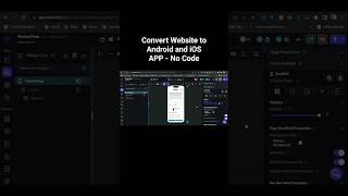 Convert Website to Android and iOS App - No Code #convertwebsitetomobileapp #website #mobileapp