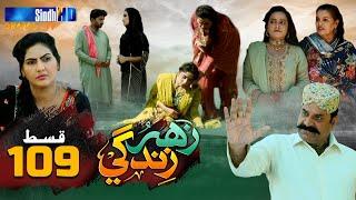 Zahar Zindagi - Ep 109 | Sindh TV Soap Serial | SindhTVHD Drama