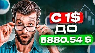 С 1$ До 5880.54$ Долларов | НЕВЕРОЯТНАЯ СТРАТЕГИЯ ПРИБЫЛИ !