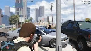 GTA 5 - Scrapyard Armenian Mob Shootout + Ten Star Escape