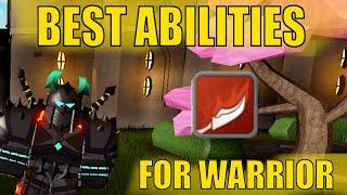 ALL ABILITIES FOR WARRIOR | Roblox Adventure Up