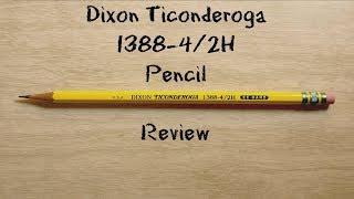 Dixon Ticonderoga 1388-4 / 2H Pencil Review