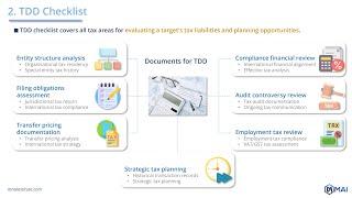 Tax Due Diligence in M&A: Key Areas & Best Practices⭐ from Online M&A Courses of "mnainstitute.com"