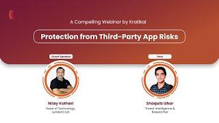 Webinar on Protection from Third-Party Apps | Cyber Security Webinar