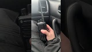 Motorola DP4800 - Radio Check (in car 10km to base)