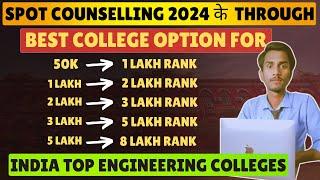 Complete Colleges List for AIR 50K to 8 Lakh | Get B.Tech at Low Rank | JEE 2024