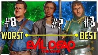 All 13 Survivors Ranked Worst to Best! (Evil Dead: The Game)