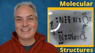 How does electron movement change the Molecule make up of Dinitrogen Oxide? - N20 Valence electrons