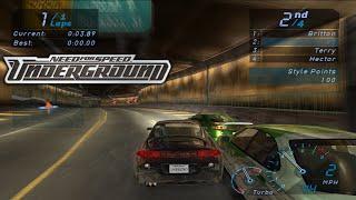 Need for Speed Underground HD Texture Pack 4K Gameplay | PCSX2 Nightly v1.7.3433 PS2 Emulator PC