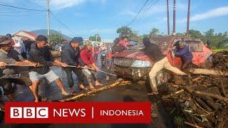 Banjir Sumbar: Korban tewas bertambah, jalur Padang - Bukittinggi terputus - BBC News Indonesia