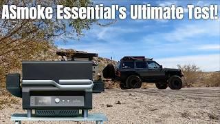 I Tested The ASmoke Essential Portable Pellet Grill On A Desert Camping Trip! | Here's What Happened