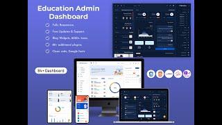 Education Bootstrap Admin Web App Template