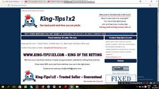 Vip ticket combo matches king tips1x2 com