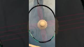 Sweet Spot Badminton Racket Trick Shot #badminton #badmintontrickshot #trickshots