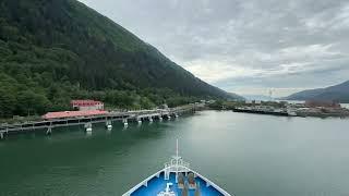 Time Lapse: Carnival Miracle coming into Juneau