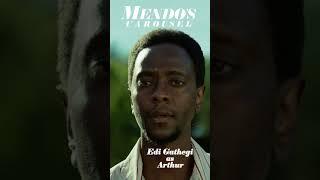 Edi Gathegi as "Arthur", a grieving dry clean shop owner, in the new short film "Mendo's Carousel".