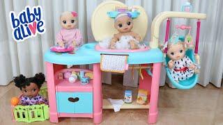 BABY ALIVE LAURINHA E SUAS AMIGUINHAS NA VOLTA A CRECHE DA BABY ALIVE