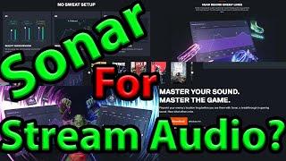 Control your audio with sonar no more music on stream twitch and obs