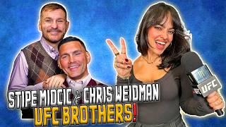 Stipe Miocic & Chris Weidman are wild together LOL | UFC 309