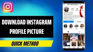 How To Download Instagram Profile Picture