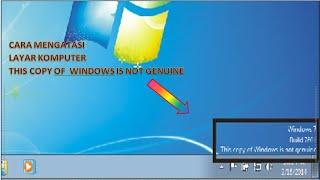 Cara Gampang Aktivasi Windows 7 Full Version, Permanen 100 %