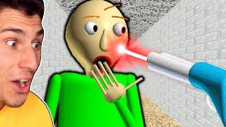 Baldi's Basics WITH A LASER GUN!