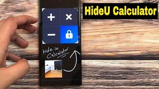 How to Hide Photos and Videos in HideU Calculator Lock App