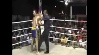 Dragon Gym David Goldberg Muay Thai Fight in Koh Tao (Thailand) THROW KNOCKOUT