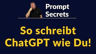 Verblüffende Texte wie von dir geschrieben mit ChatGPT