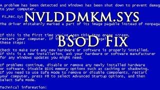 Way to fix nvlddmkm.sys BSoD