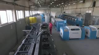 Assembly of wire drawing machines in Mashtronics factory