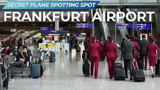 Frankfurt Airport Walking Tour | Terminal 1 to Terminal 2 + Secret Plane Spotting Spot ️ | 4K HDR